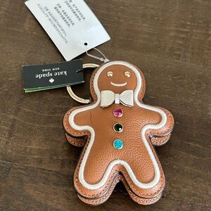 NWT - Kate Spade  Gingerbread Key Chain